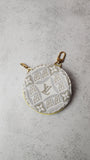 Louis Vuitton Monogram Cream Canvas Coin Case - 2861
