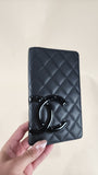 Chanel Cambon Black Quilted Leather Flap Wallet - 1893