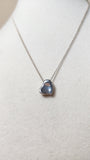 Tiffany & Co. Sterling Silver Elsa Peretti Heart Pendant Necklace - 2856