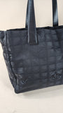 Chanel Black Nylon Travel Shoulder Bag - 2920