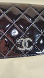 Chanel Black Patent Leather Wallet - 2885