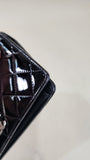 Chanel Black Patent Leather Bi-fold Long Wallet - G0515