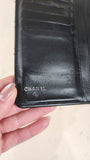 Chanel Black Patent Leather Bi-fold Long Wallet - G0515