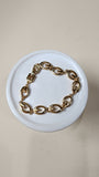 Givenchy Gold Tone Chain G Bracelet - 2850