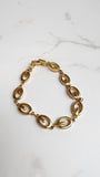 Givenchy Gold Tone Chain G Bracelet - 2850