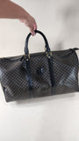 Celine Black Macadam Canvas Boston Bag - 2932