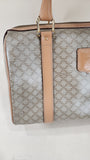 Celine Small Beige Macadam Print Boston Bag - 2925