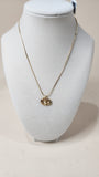 Christian Dior CD Gold Tone Necklace - 2894
