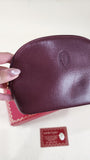 Cartier Burgandy Leather Pouch - 2892