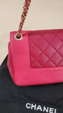 Chanel Pink Leather Chain Shoulder Bag - 2889