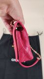 Chanel Pink Leather Chain Shoulder Bag - 2889
