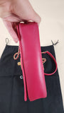 Chanel Pink Leather Chain Shoulder Bag - 2889