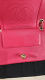 Chanel Pink Leather Chain Shoulder Bag - 2889