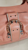 Salvatore Ferragamo Salmon Leather Hobo Bag - 2895