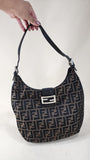 Fendi Zucca Canvas Shoulder Bag - 2918