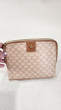 Celine Macadam Cream Canvas Pouch - G0018