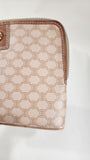 Celine Macadam Cream Canvas Pouch - G0018