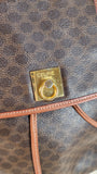 Celine Brown Macadam Canvas Small Backpack - G0022