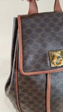 Celine Brown Macadam Canvas Small Backpack - G0022