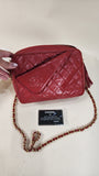 Chanel Matelasse Chain Red Lamb Skin Shoulder Bag - 2941