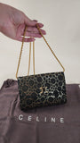 Celine Black & Gold Clutch/Shoulder Bag - 2809