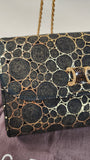 Celine Black & Gold Clutch/Shoulder Bag - 2809