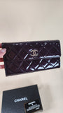 Chanel Black Patent Leather Wallet - 2939