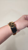 Celine Black & Gold Cuff Bracelet - G0026
