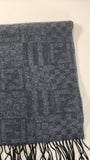 Fendi Gray 100% Wool Scarf - 2863