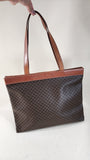 Celine Brown Macadam Canvas Tote - 2947