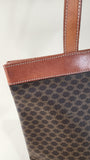 Celine Brown Macadam Canvas Tote - 2947