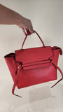 Celine Red Leather Belt Bag Handbag - 2951
