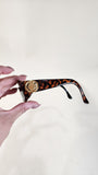 Fendi Brown Leopard Print Plastic Sunglasses - 2959
