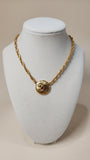 Chanel Gold Color Chain Pendant Necklace - 2945