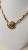 Chanel Gold Color Chain Pendant Necklace - 2945