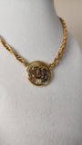 Chanel Gold Color Chain Pendant Necklace - 2945