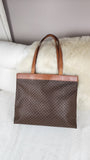 Celine Brown Macadam Canvas Tote - 2947