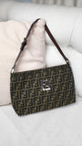 Fendi Zucca Canvas Shoulder Bag - 2957