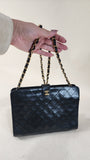 Chanel Matelasse Chain Black Lamb Skin Shoulder Bag - 2997