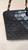 Chanel Matelasse Chain Black Lamb Skin Shoulder Bag - 2997