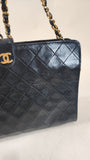 Chanel Matelasse Chain Black Lamb Skin Shoulder Bag - 2997