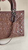 Christian Dior Brown Lady Dior 2way Bag - 2962
