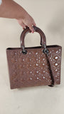 Christian Dior Brown Lady Dior 2way Bag - 2962