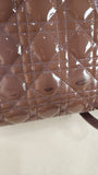 Christian Dior Brown Lady Dior 2way Bag - 2962