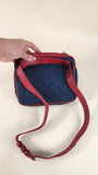 Chanel Denim & Red Leather Belt Bag - 2984