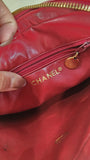 Chanel Denim & Red Leather Belt Bag - 2984