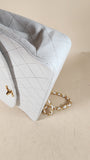 Chanel Matelasse Chain White Leather Shoulder Bag - 2965