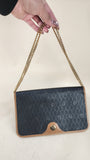 Christian Dior Honeycomb Canvas Chain Shoulder Bag - 2981