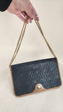 Christian Dior Honeycomb Canvas Chain Shoulder Bag - 2981