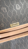 Christian Dior Honeycomb Canvas Chain Shoulder Bag - 2981